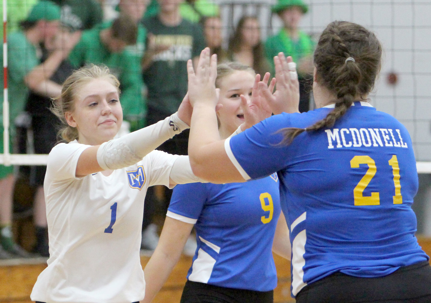 Eau Claire Immanuel Lutheran at McDonell volleyball 10-26-19
